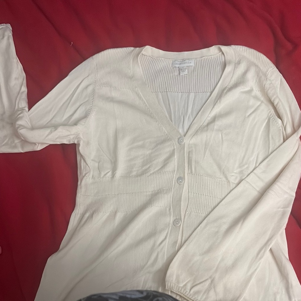 Charter Club Ivory Knit Sweater